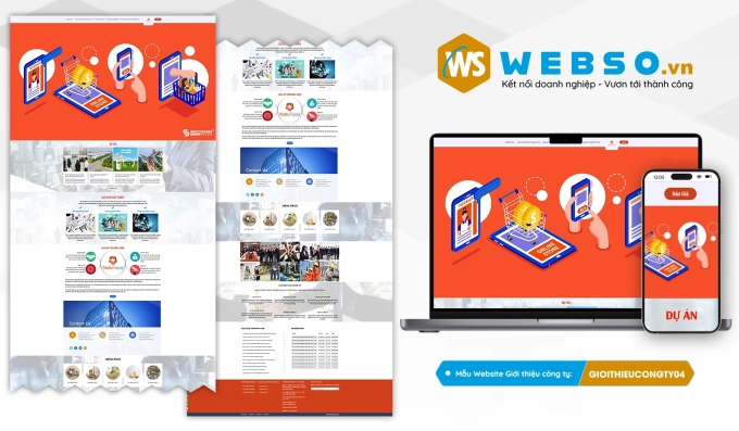 Mẫu website Giới Thiệu Công Ty 04