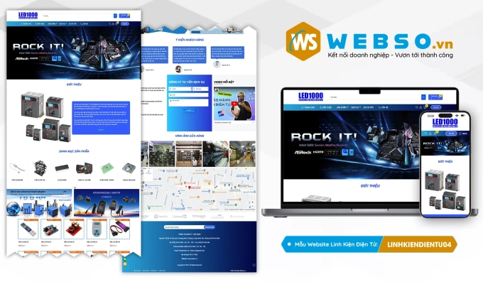 Mẫu website Linh Kiện Điện Tử 04