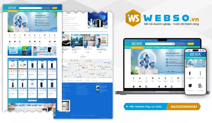Mẫu website Máy Lọc Nước 01