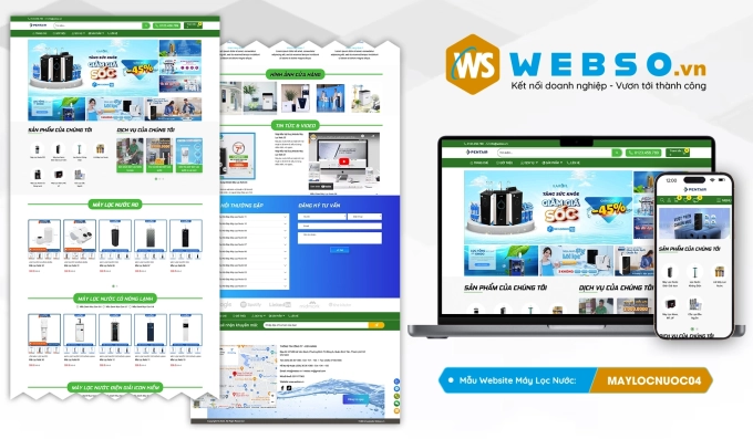Mẫu website Máy Lọc Nước 04