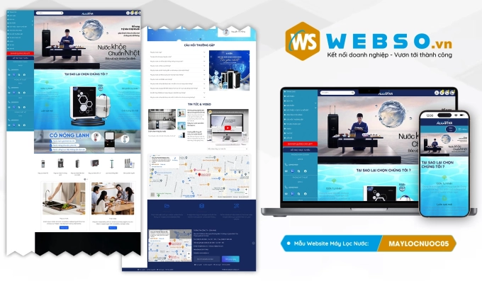 Mẫu website Máy Lọc Nước 05