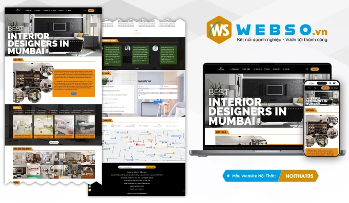 Mẫu website Nội Thất 05