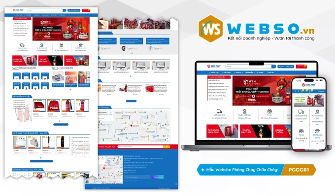 Mẫu website Pccc 01