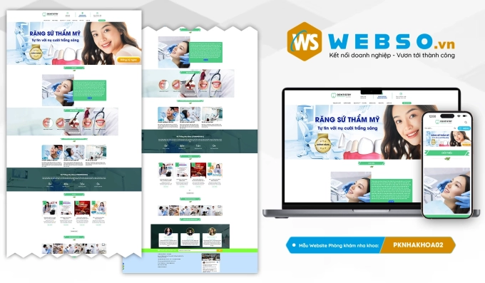 Mẫu website Phòng Khám Nha Khoa 02