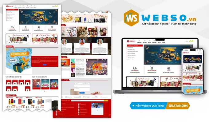 Mẫu website Quà Tặng 04