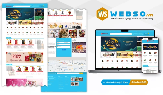 Mẫu website Quà Tặng 05