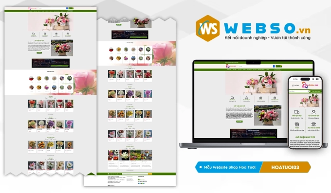 Mẫu website Shop Hoa Tuoi 03