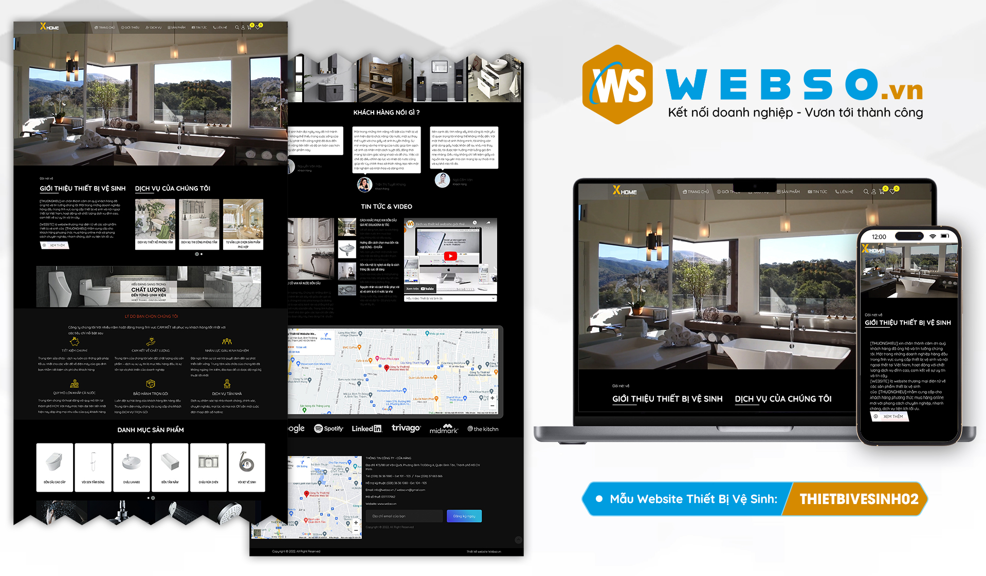 Mẫu website Thiết Bị Vệ Sinh 02