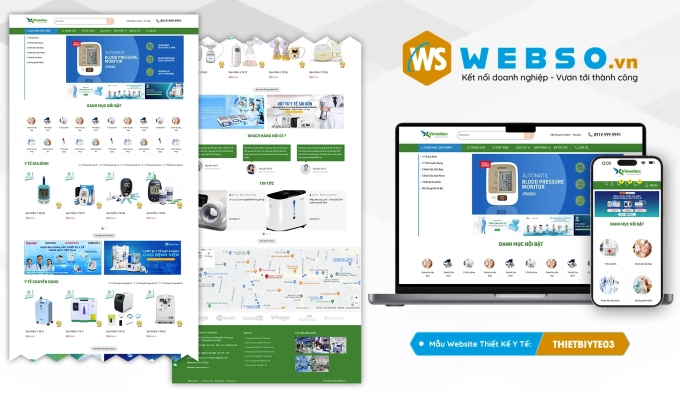 Mẫu website Thiết Bị Y Tế 03