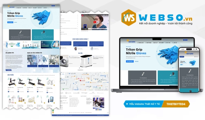 Mẫu website Thiết Bị Y Tế 04