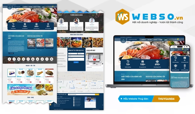 Mẫu website Thủy Sản 04
