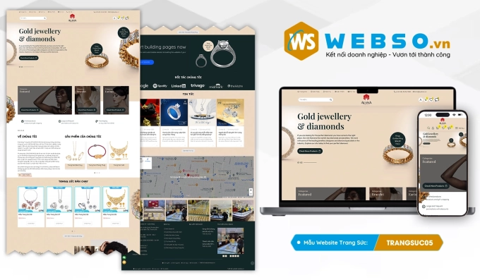 Mẫu website Trang Sức 05