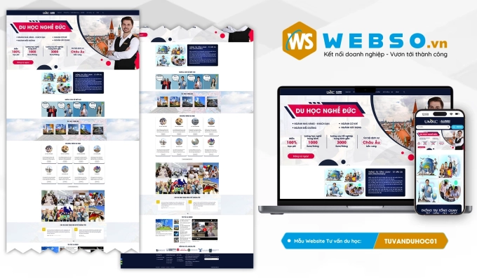 Mẫu website Tư Vấn Du Học 01
