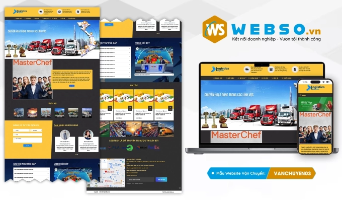 Mẫu website Vận Chuyển Logitech 03