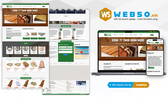 Mẫu website Ván Ép 03