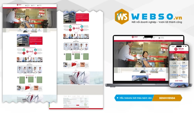 Mẫu website Webiste Giới Thiệu Bệnh Viện 04