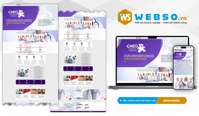 Mẫu website Webiste Giới Thiệu Bệnh Viện 05