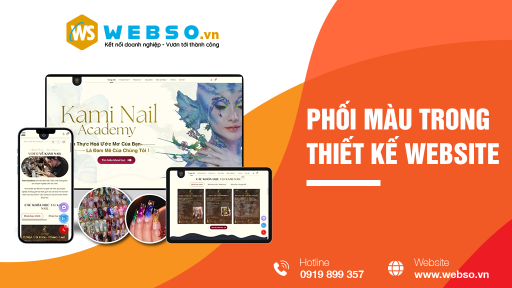 Phối màu trong thiết kế web