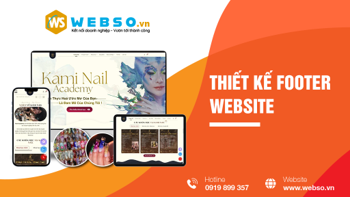 Thiết kế footer website