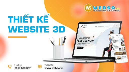 Thiết kế website 3d