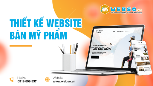 Thiết kế website bán mỹ phẩm