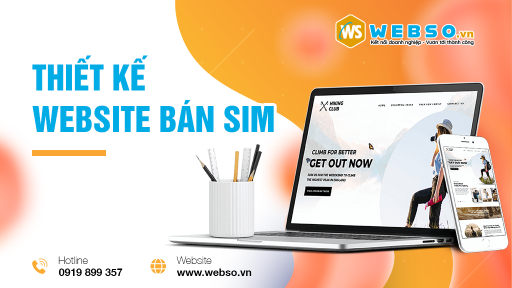 Thiết kế website bán sim