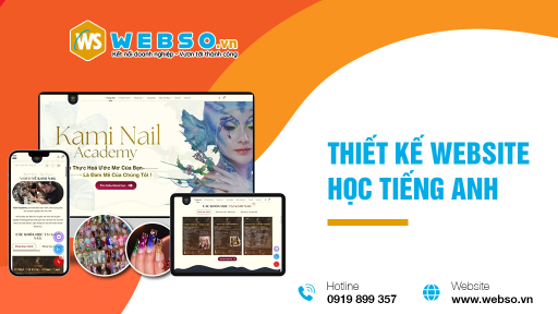 Thiết kế website học tiếng anh