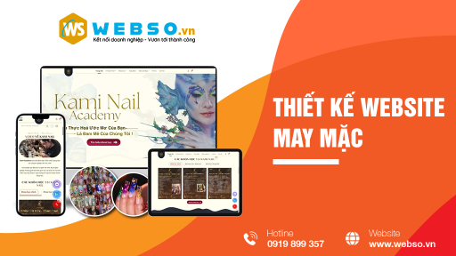 Thiết kế website may mặc